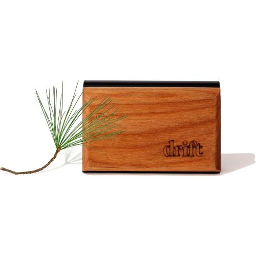 Drift Car Air Freshener - The Original Wood Air Freshener - Car Odor Eliminator - Long Lasting Scent - Auto Accessories - Metal Clip - Essential Oils - Clean Ingredients - Pine Scent Starter Kit