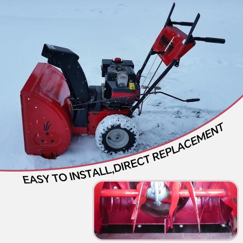 24-Inch Shave Plate Scraper Bar Compatible with MTD 24 2-Stage Snowblower Replace 753-0625 784-5581A-0637 790-00120-0606 790-00120-0637 (Painted Surface Treatment)
