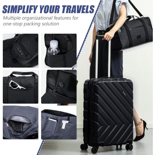 Luggage Sets 3 Piece,Suitcases with Wheels,Carry On Luggage Set 22x14x9 Airline Approved,Hardshell Luggage Sets With TSA Lock,20 Inch Carry On Suitcase