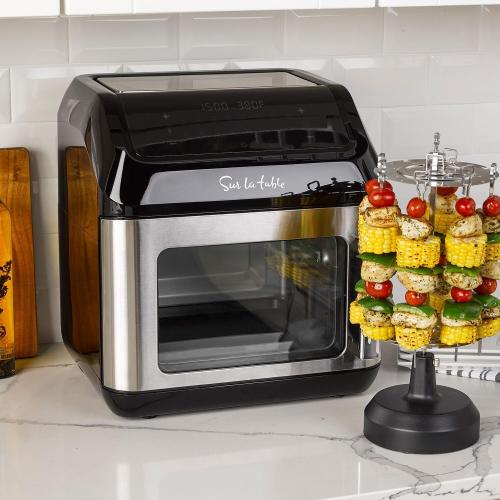 Sur La Table Multi-Function Air Fryer, Left Hinge Door, 8-in-1 Cooking Functions, Fits a Whole Chicken, 13 Qt ‼️has stains ‼️and may come with missing or broken pieces ‼️