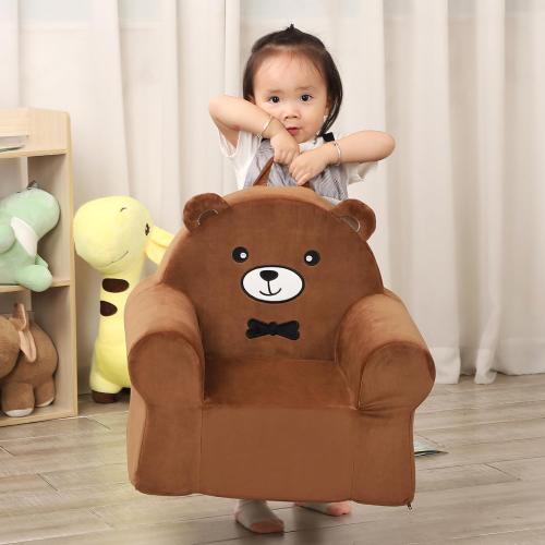 Cuddly Toddler First Chair, Premium Character Chair, Brown, 18 Month up to 3 Years