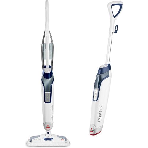 Bissell PowerFresh Deluxe 1806 Steam Mop for Tile, Hardwood & Sealed Floors w/Built‑in SpotBoost Brush, Fast 30‑Second Warm‑Up, Variable Steam Levels, Fresh Scent Discs Compatible