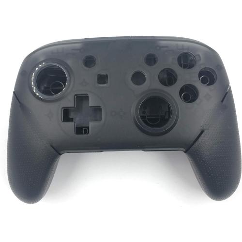 Replacement Full Housing Shell Protective Cover Case Hard Skin Handle Hand Grip Kits for Switch Pro NS Pro Controller (Black)
