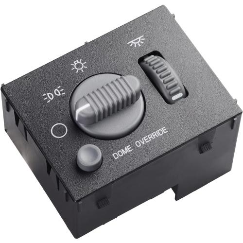 15755595 Headlight Dimmer Switch for 1999-2002 Chevy Silverado Tahoe Suburban Avalanche 1500 2500 3500, GMC Sierra Yukon XL 1500 2500, Escalade, Dome Light Switch- 15738843-D1534G-DS968-SW2157
