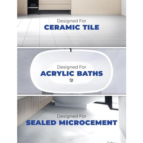Anti Slip Shower Stickers 24 PCS, Invisible Non-Slip Shower Strips for Adults, Premium Adhesive Bath Tub Stickers (Clear)