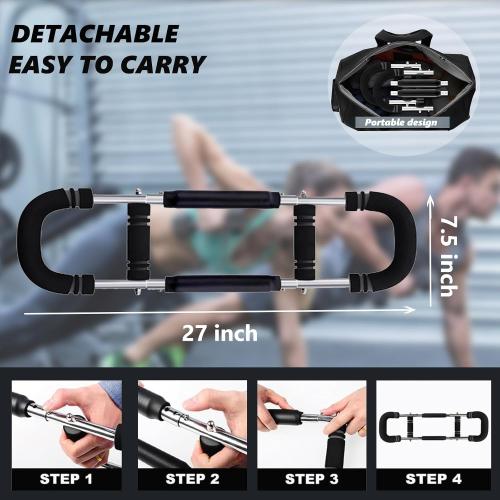 Amazon.com: NOAOVO Arm Trainer, Adjustable Resistance Twister Arm Exerciser Chest Exerciser for Men, Portable Chest Workout Equipment Arm Trainer for Men : Sports & Outdoors