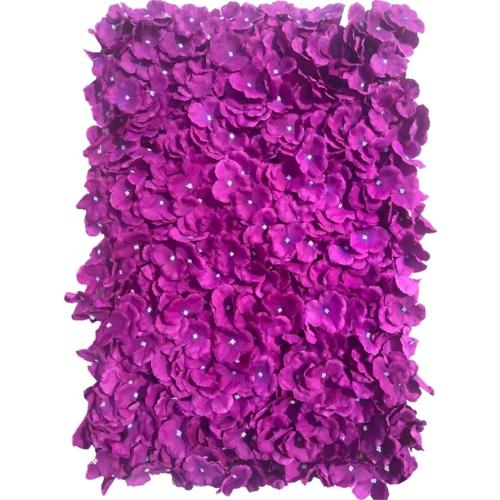Artificial Flower Wall Artificial Encryption Embroidered Ball Flower Wall Wedding Decoration Flower Arrangement Stage Creative Fake Rose Arrangement(Red)