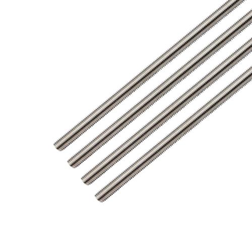 304 Stainless Steel 3/8-16 Fully Threaded Rod, 4 Pieces 47 Length Long Threaded Rods