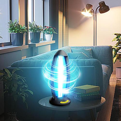 Night Light Glass Light Bulb Universal UV-C Bedside Lamps - Bedroom Lamps,Bed Lamp,Uvo Lamp Spaces up to 450 Square,Fresh Air and Improve Sleep Quality - Bedroom Lights (60W-BK*1)