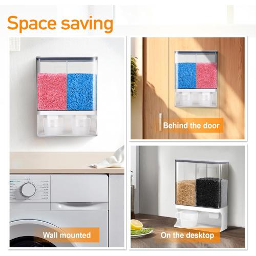 Conworld Laundry Detergent Dispenser, Scent Booster Beads Dispenser for Laundry Room Organization, Suitable for Beads, Stain Remover Powder