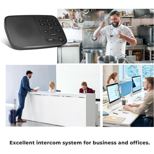 Hosmart UltraSpeak Pro Intercoms Wireless for Home, Two-Way Real-time Intercom Full Duplex Wireless Intercom System for Home Use, Clear Sound House Intercom System for Business with 1200 Feet Range