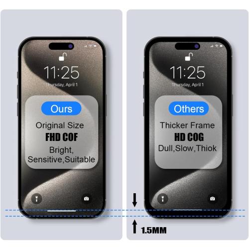EFAITHFIX for iPhone 12 PRO MAX Screen Replacement 6.7 Inch 3D Touch LCD Screen Display Full HD Digitizer Frame Assembly Compatible with Model A2342,A2410,A2412,A2411, Waterproof Adhesive (No Tools)