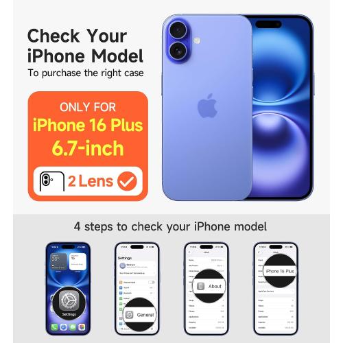 SURITCH for iPhone 16 Plus Case with Magnetic Camera Slide Cover and Adjustable Kickstand, Compatible with MagSafe, Shockproof Bumper Case Slim Protective Cover for iPhone 16 Plus 6.7 Inch, Black