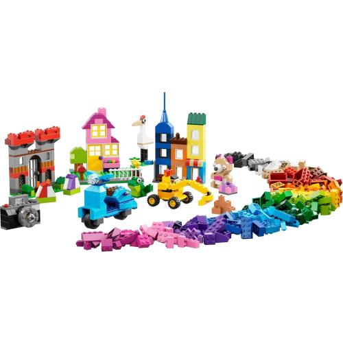 LEGO Classic Large Creative Brick Box 10698 Building Toy Set, Toy Storage Solution for Home or Classrooms, Interactive Building Toy for Kids, Boys, and Girls