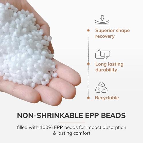 Anji Mountain 22x22x16 Handmade & Handcrafted Ottoman Pouf Comfortable Pouf Ottoman Foot Rest & Home Décor Accent for Living Room, Bedroom, Nursery, Kids Room, Patio