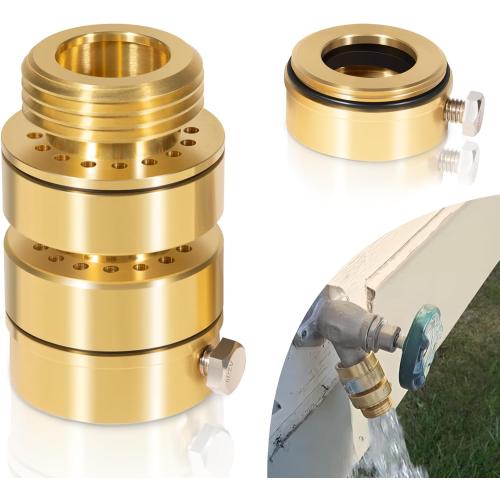 PK1400 Self-Draining Vacuum Breaker, No Lead Brass Hose Backflow Preventer - 3/4 Hose Thread, 59ABP & 59BFP Spare Head