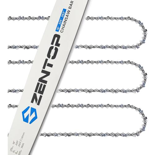 18 Inch Chainsaw Bar and Chains, .063'' Gauge .325 Pitch 74DL Fits Stihl MS271 Farm Boss, MS291, MS311 and More- L74
