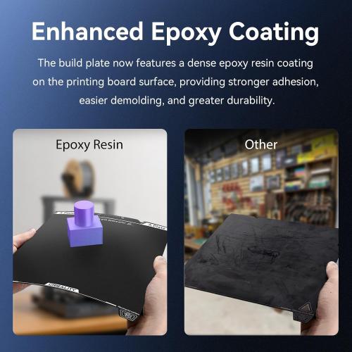Creality K1 SE Epoxy Resin Build Plate 235×235mm EP Coated Magnetic Steel Bed Plate for Creality K1/K1C/K1 SE/Ender 3 V3 SE/Ender 3 V3 KE/Ender 3 V3/Ender 3/Ender 3 V2