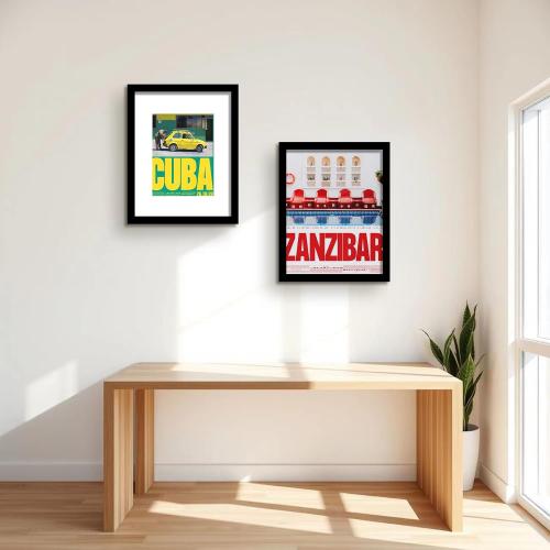 LUCKYLIFE 18x24 Frame in Black, Gallery Frame for Wall Mounting, 2 Pack