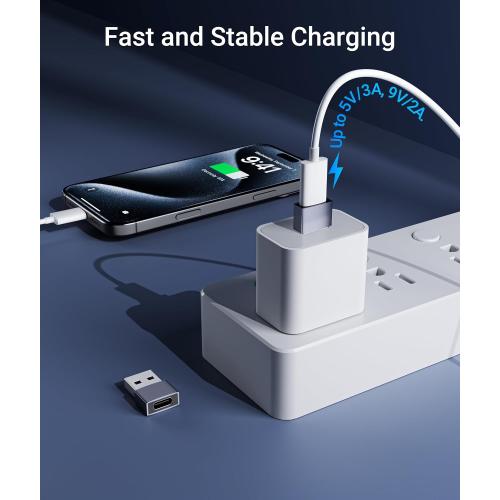 Syntech USB C Female to USB Male Adapter Pack of 3 [Travel Must Haves, Aluminum] USB C to USB Adapter, Type C Charger Cable Power Converter Compatible with iPhone 15 Apple Watch AirPods CarPlay, etc.