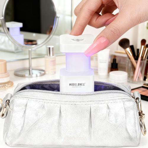 modelones Mini UV Light for Gel Nails, UV Nail Lamp, Nail Light with 2 Timers for Fast Curing Gel Polish Nails Extension, Portable LED USB Flash Cure Lamp for Travel