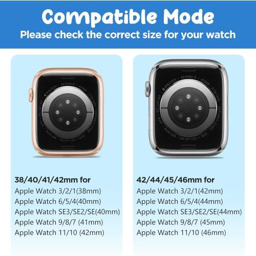 Magnetic Braided Kids Apple Watch Band for iWatch 38/40/41/42/44/45/46mm