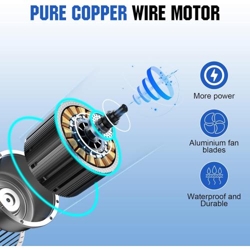 Black DC HOUSE 32 Watt Solar Attic Fan Solar Powered Roof Exhaust Fan Up to 3000 Sq Ft,2500 CFM Metal Shell Solar Vent Hail and Weather Resistance