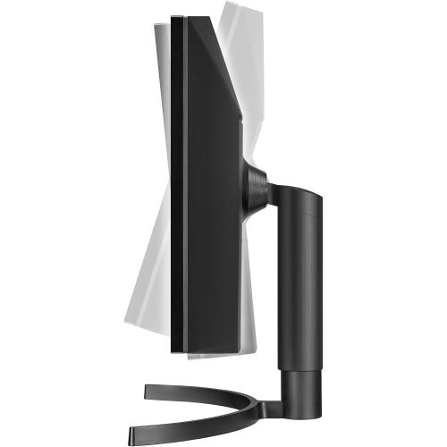 LG 34WN80C-B UltraWide Monitor 34” 21:9 Curved WQHD (3440 x 1440) IPS Display, USB Type-C (60W PD) , sRGB 99% Color Gamut, 3-Side Virtually Borderless Design, Tilt/Height Adjustable Stand - Black