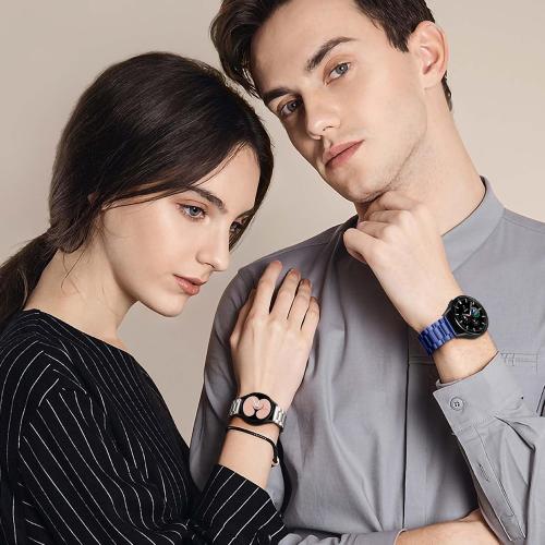 Lerobo Stainless Steel Band Compatible with Samsung Galaxy Watch 8 7 6 5 4 FE 40mm 44mm 45mm/Galaxy Watch 8 Classic 6 4 Classic 43mm 47mm 42mm 46mm, 20mm Metal Replacement Band for Men Women