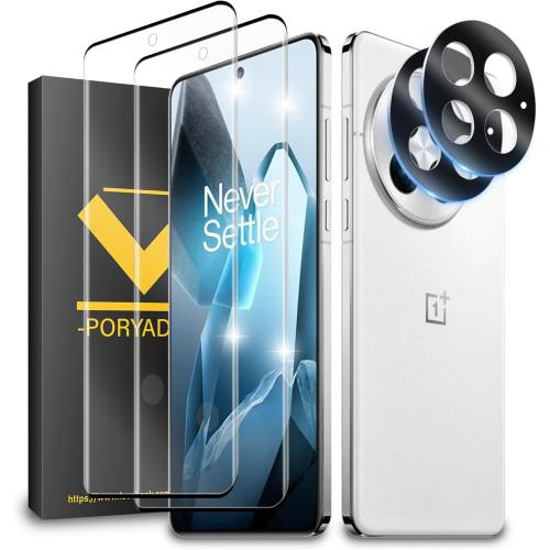 2 2 Pcs Screen Protector Oneplus 13, 2 Pcs Tempered Glass   2 Pcs Camera Lens Protector, 9H Hardness, Strong Anti-Fingerprint, Bubble Free, Fingerprint ID Compatible, For OnePlus 13 Screen Protector