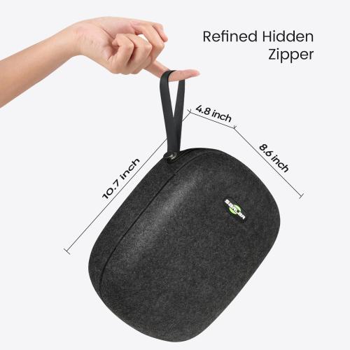sarlar Hard Carrying Case for Oculus Meta Quest 3/3S/Apple Vision Pro M5/M2/Galaxy XR VR Headset and Controller Accessories, Minimalist Aesthetic for Travel and Home Storage, Black