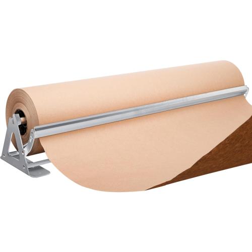 DIY Crew 36 Inch Paper Roll Dispenser and Cutter - Heavy-Duty Wall Mountable, Non Slip Tabletop - Kraft, Freezer, Butcher Paper - Up to 1000ft Rolls