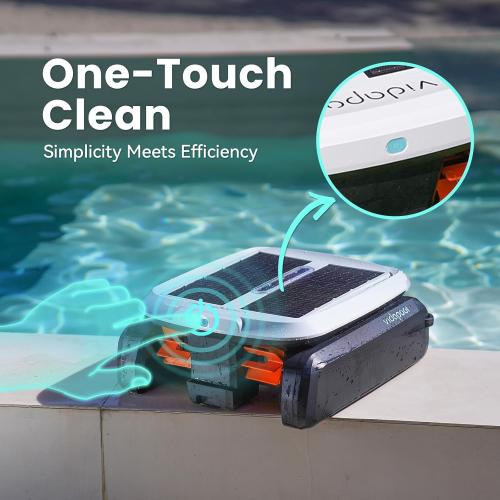 Pool Skimmer Robot Solar Dual Mode Solar Pool Skimmer