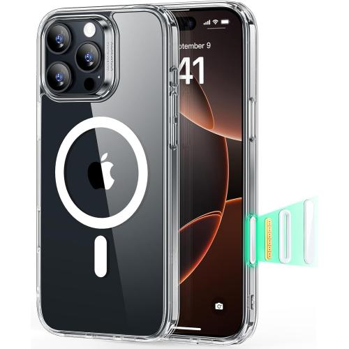 ESR for iPhone 16 Pro Case, Camera Control Cover, Compatible with MagSafe, Shockproof Military-Grade Protection, Magnetic Phone Case for iPhone 16 Pro, Classic Hybrid Case, Clear