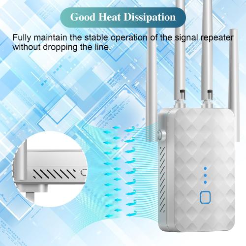 WiFi Extender Signal Booster: WiFi Repeater 2026 Upgraded Internet Booster