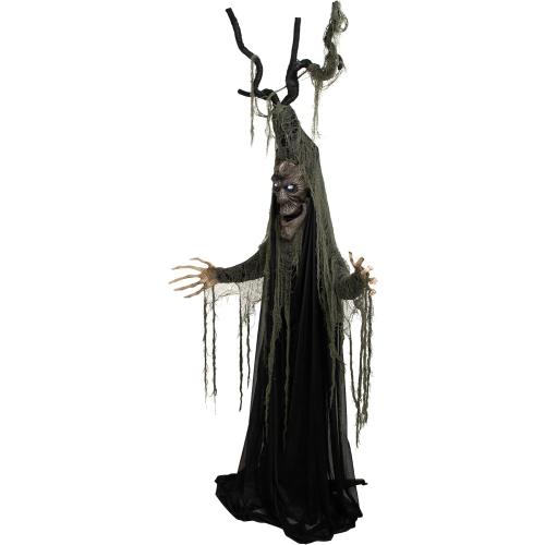 LED Lighted and Animated Tree Man Halloween Decoration - 7'