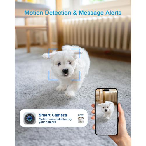 Hidden Camera - 1080P HD WiFi Wireless Security Camera - Nanny Camera - Best Mini Car Cameras for Surveillance - Surveillance Camera with Motion Detection and Night Vision