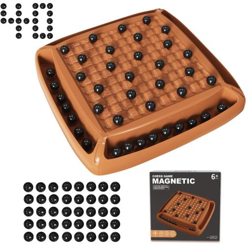 Magnet Game, Magnetic Game Board Games for Kids 8-12 and Adults, Magnet Chess Set Family Games Ideal for Family and Friend Games Night, 2-4 Players
