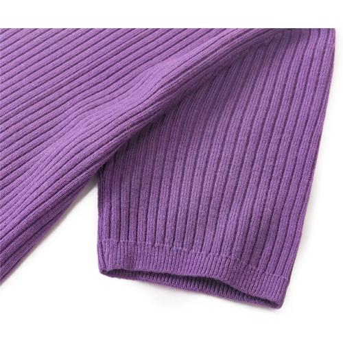 Women Crew Neck Casual Kint T Shirt Solid Short Sleeves Knitted Rib T Shirt Top