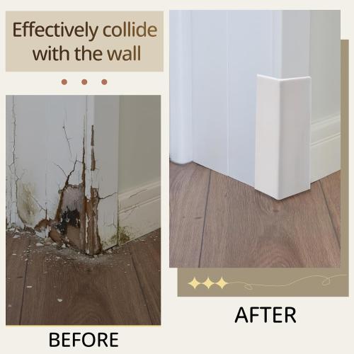 Pangda Baseboard Corners Blocks Self Adhesive Rubber Safety Corner Protectors Proofing Edge Guard Corner Cushion for Wall Furniture Edge
