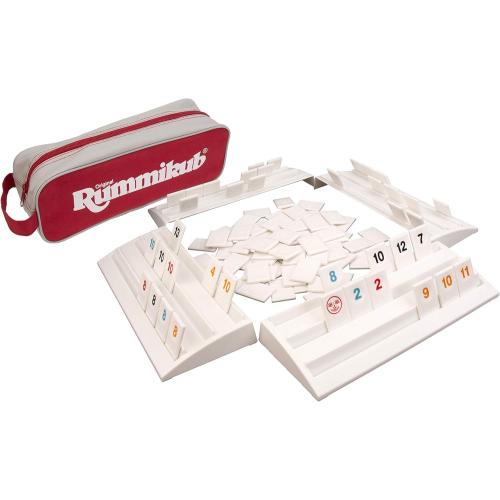 Red Case Rummikub - The Complete Original Game With Full-Size Racks and Tiles in a Durable Canvas Storage/Travel Case by Pressman - Amazon Exclusive