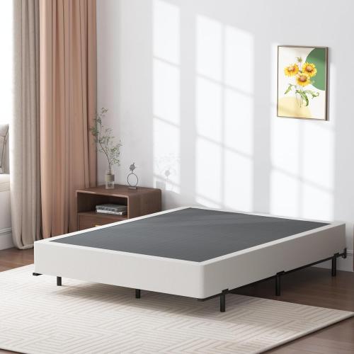 Queen Box Spring 9 Inch Box Spring High Profile Metal Box Springs with Fabric Cover, Easy Assembly, 3000 Lbs Max Weight Capacity