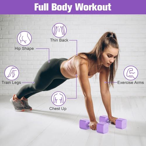 Hezeyferg 22LB 26.4LB 30.8LB Adjustable Dumbbells Set, Adjustable Weight Dumbbells with Multiple Levels, Hand Weights Sets for Women/Men Home Gym Full Body Workout