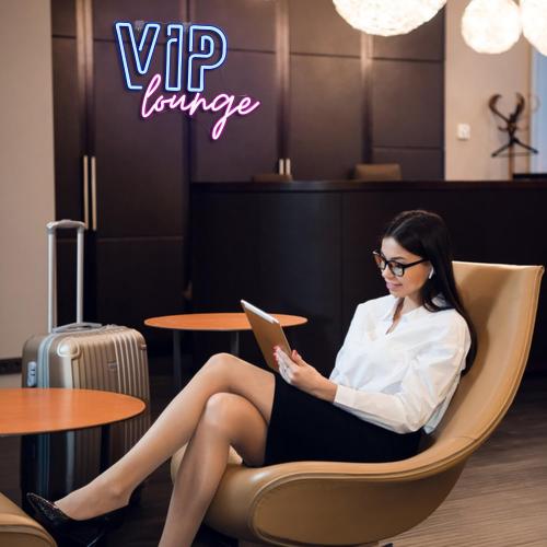 Horseneon VIP Lounge Neon Signs for Wall Decor, VIP Neon Lights Signs for Room Decor, Led Light Up Sign with USB Powered for Bar, Hotel, Cafe, VIP Room, Home Decoration (Blue&Pink)