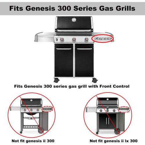 Genesis 300 Parts 7524 Grill Grate 7621 Flavorizer Bars 65505 Heat Deflectors Replacement Parts for Weber Genesis E-310 E-330 S-330 S-310 E-320 S-320 E-315 Gas Grill GS4 Flavor Bars Cooking Grate