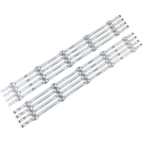 PANMILED 8 Pieces LED Backlight Strips for Hisense 55” TV 55R6000FM 55H6F 55R7F 55H6510G JL.D550A1330-003AS-M_V02 CRH-BX55V1U713030T04108CS-REV1.2