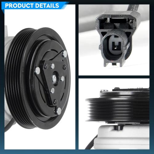TadaMark AC Compressor Air Conditioner w/Clutch
