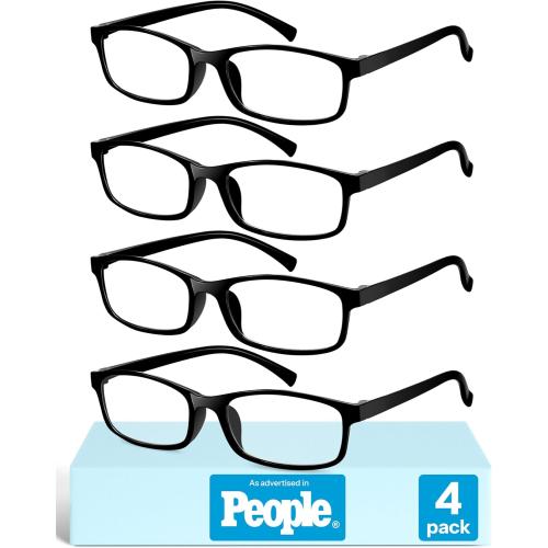 Gaoye  0.5 Reading Glasses Men - Blue Light Blocking Lenses, TR90 Frames, UV400 - Eyeglasses with Clear Vision