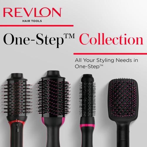 REVLON One-Step Hair Dryer and Styler, All-in-One Hair Brush Straightener for Salon-Quality Smooth & Straight Styles, Black