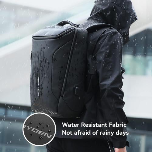MARK RYDEN Business Backpack for Men, Waterproof High Tech Backpack with Sport Car Shape Design and USB Charging Port, Travel Laptop Backpack Fits 17.3 Inch Notebook